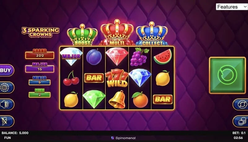 3 Sparking Crowns oyun ekranı